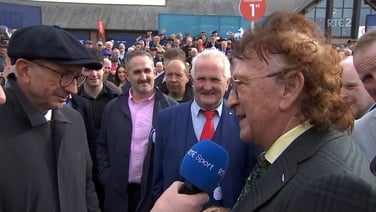 Celebration time again for Fastorslow team at Punchestown